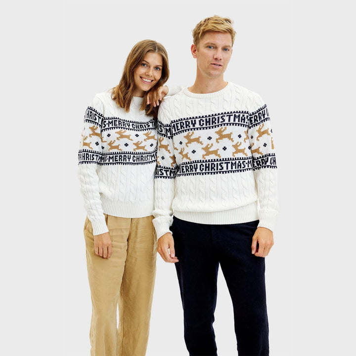 | The elegant Christmas sweater White Men