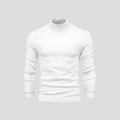 Men's Ribbed Turtleneck Jumper for Everyday Wear