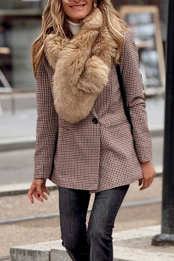 Must-Have in check Jacket for Fashionistas