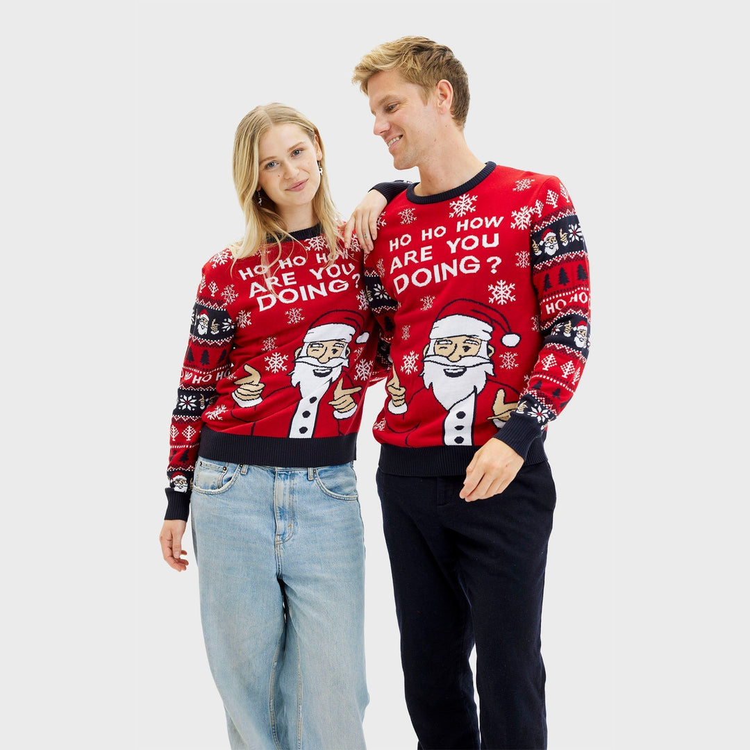 | Ho ho how are you Christmas sweater Men