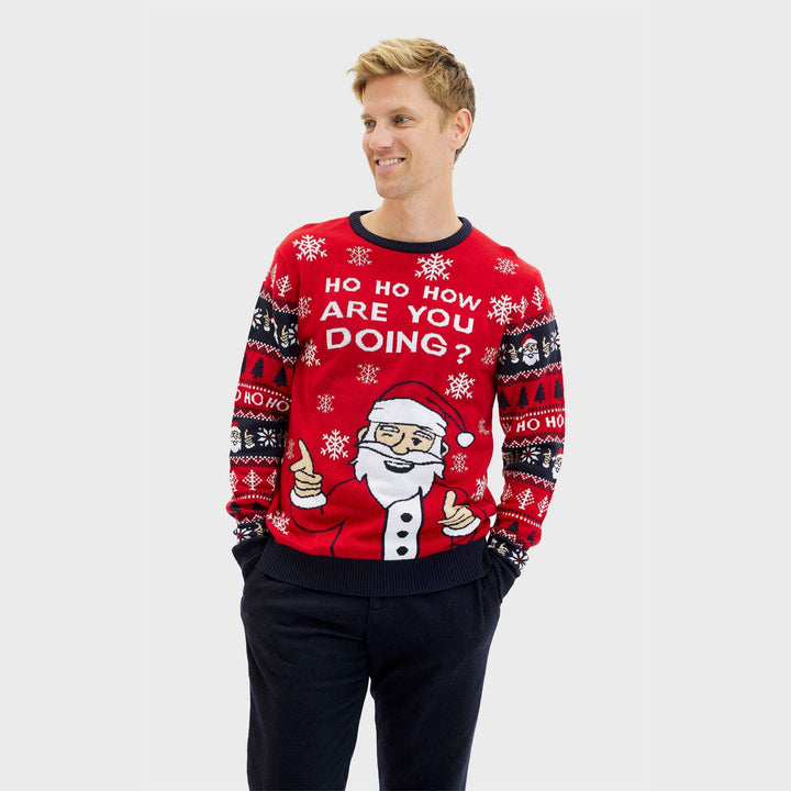 | Ho ho how are you Christmas sweater Men