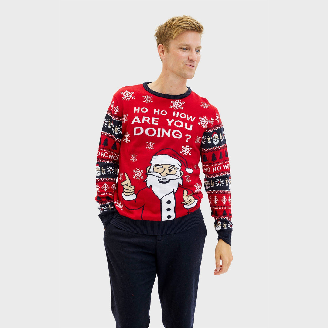 | Ho ho how are you Christmas sweater Men
