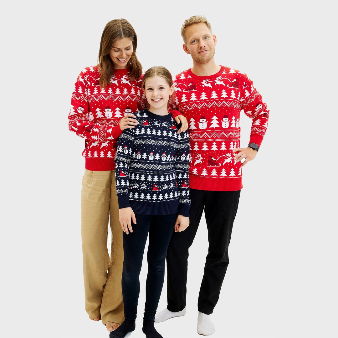 | The stylish Christmas sweater red Men&