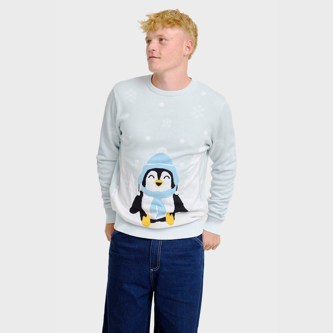 | The cute penguin Christmas sweater Men&