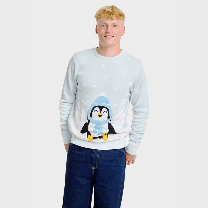 | The cute penguin Christmas sweater Men&