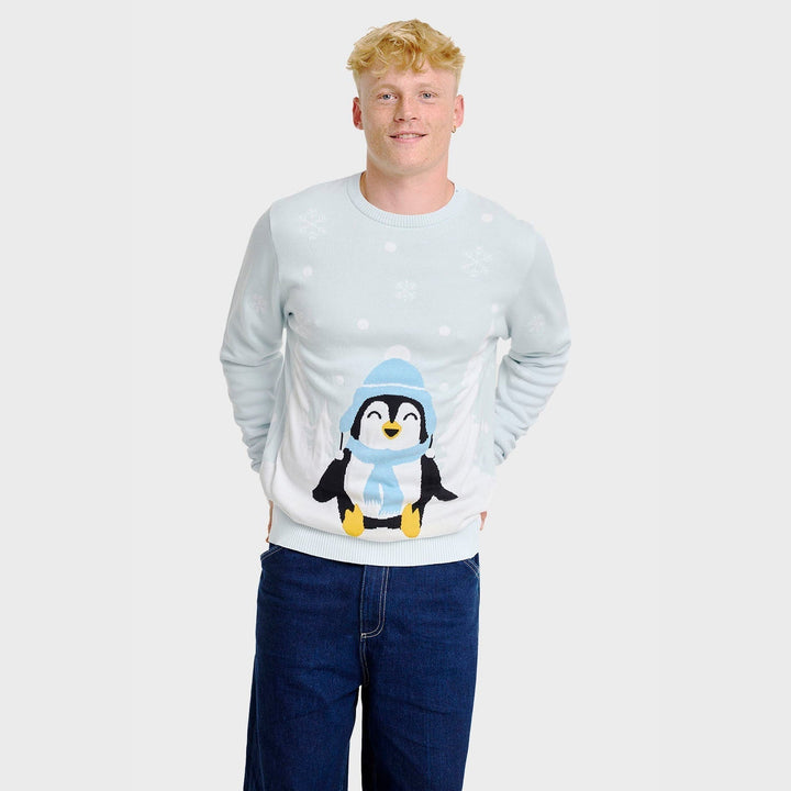 | The cute penguin Christmas sweater Men&