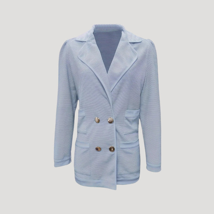 | Ribbed double blazer jacket
