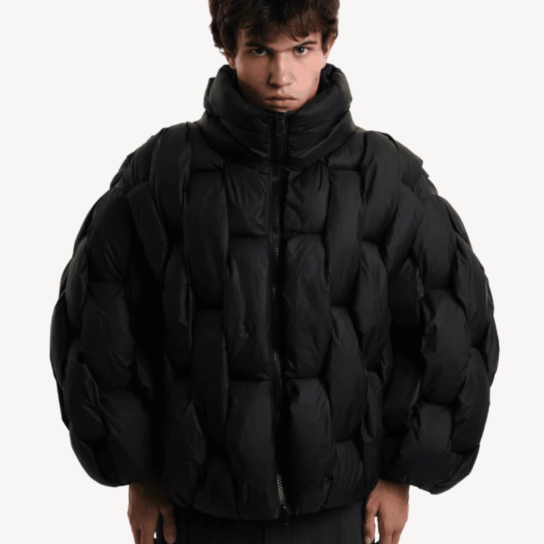 Plush Puffer Jacket for Men&