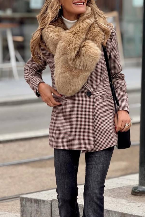 Must-Have in check Jacket for Fashionistas