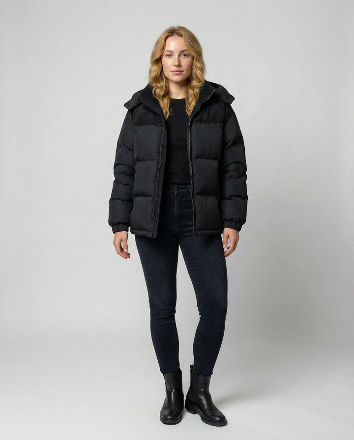 Warm padded Puffer jacket women