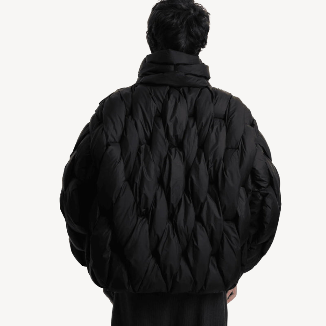 Plush Puffer Jacket for Men&