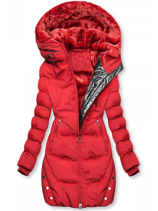 | Quilted jacket with warm fleece lining