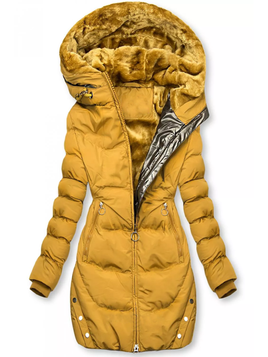 | Quilted jacket with warm fleece lining