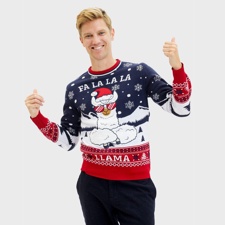 | Fa La La La Llama Sweater Men&