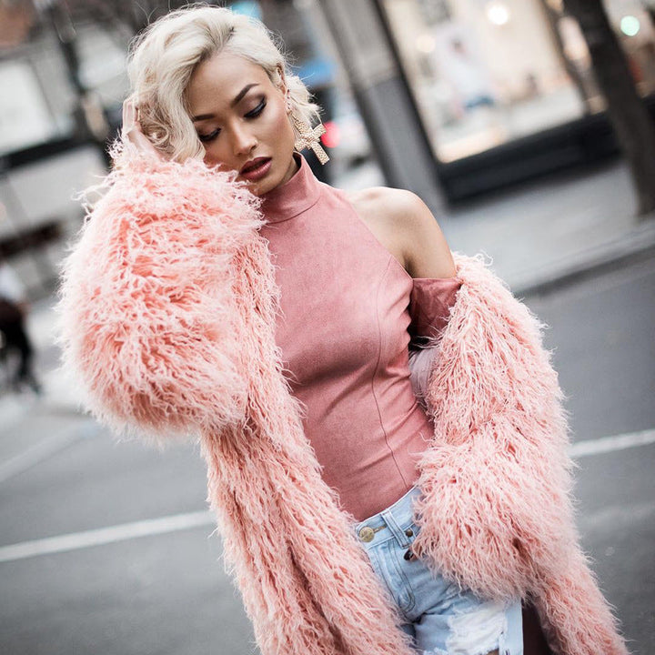 Women Oversized Faux Fur Coat