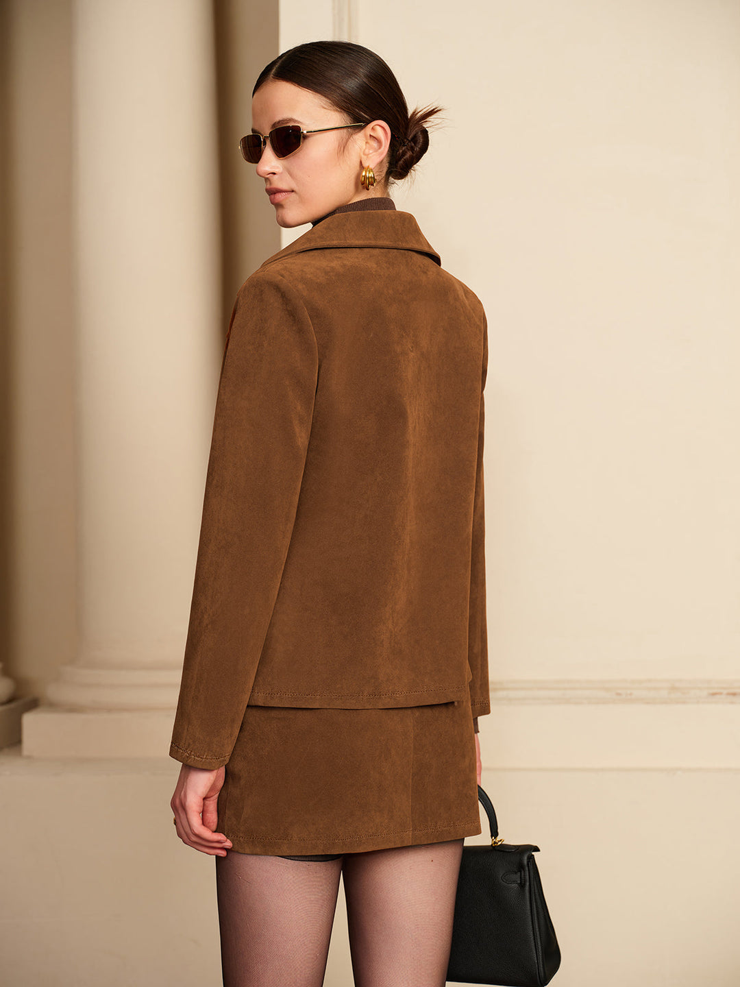 Zip jacket with Shoulder Pads