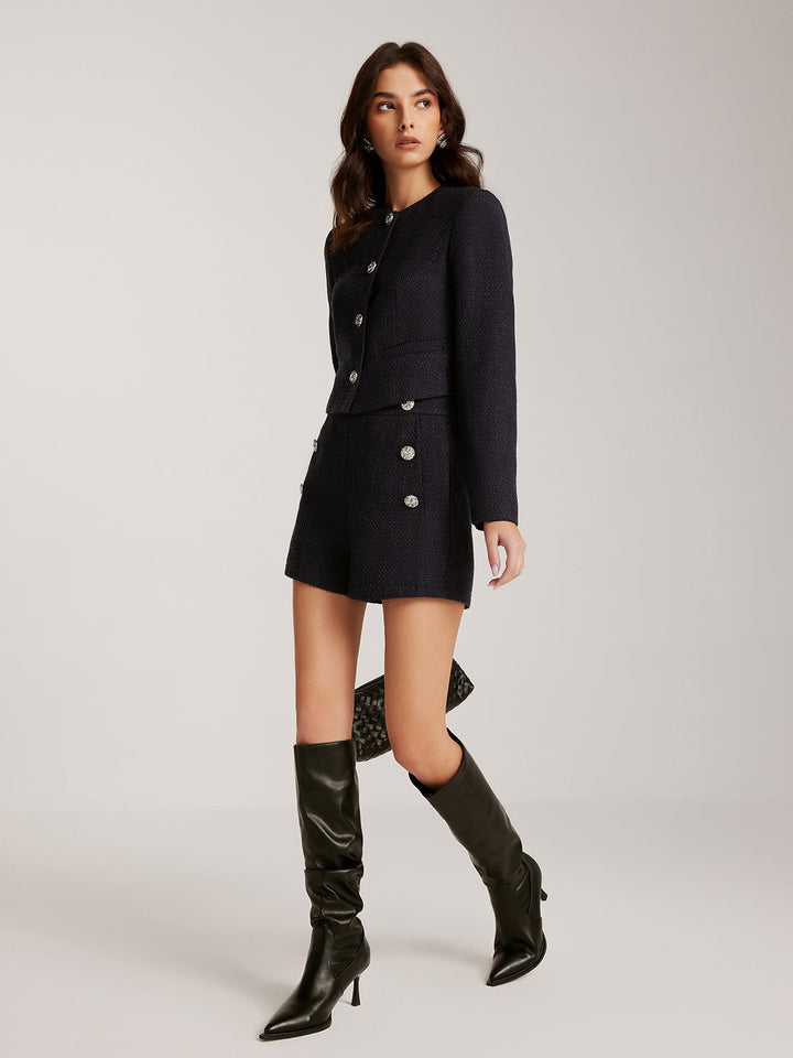 | Down Tweed Short Jacket