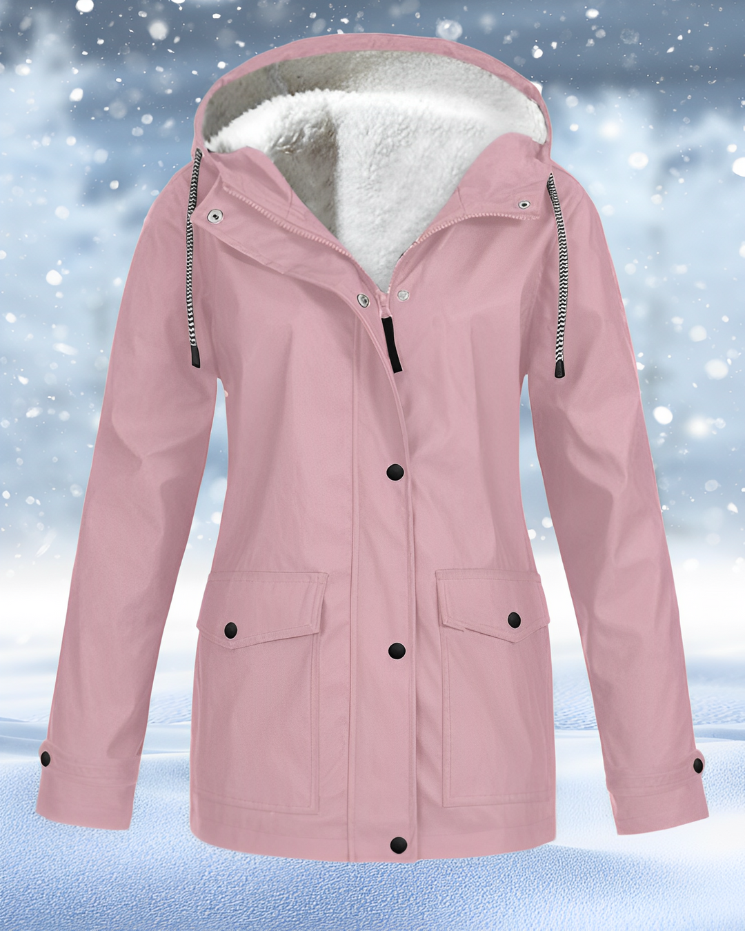 Water-resistant warm jacket
