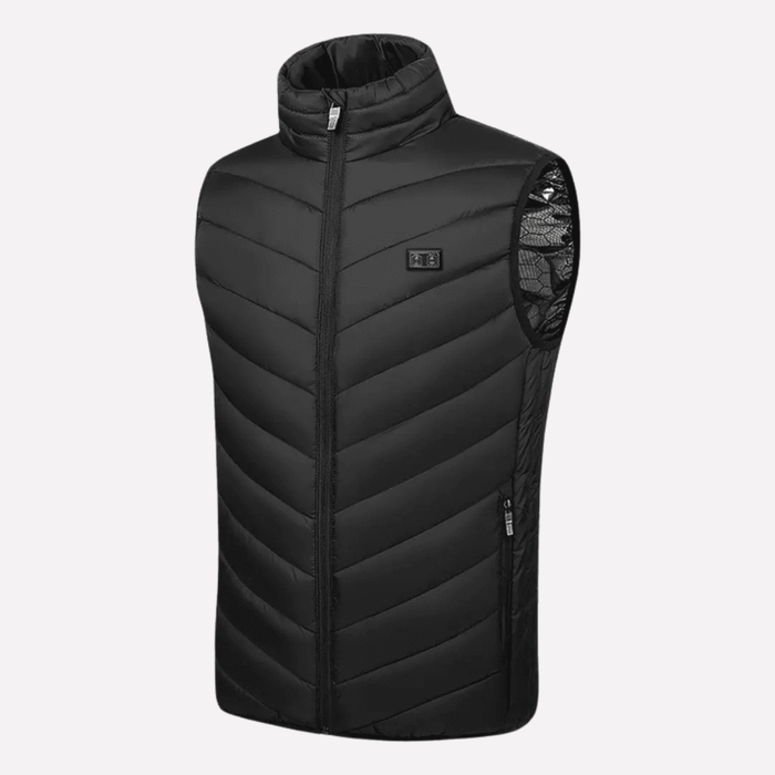 Men's Heated Quilted Gilet USB-Powered Multi-Zone Warmth