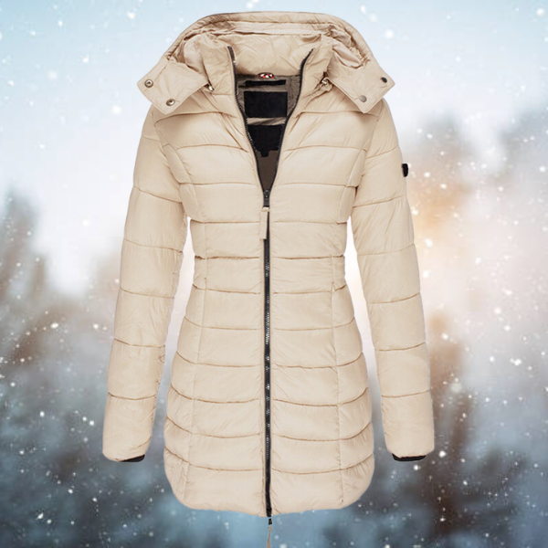 Elegant water-repellent winter jacket for women