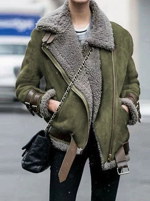 Leather Buckle jacket