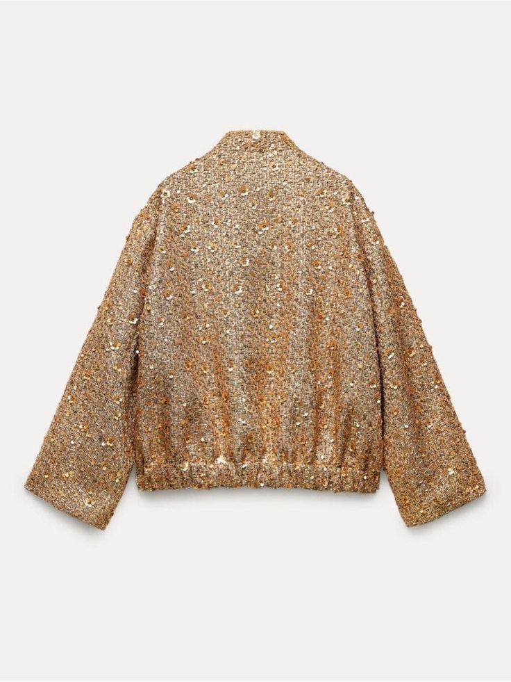 sequin jacket shiny look elegant Statement