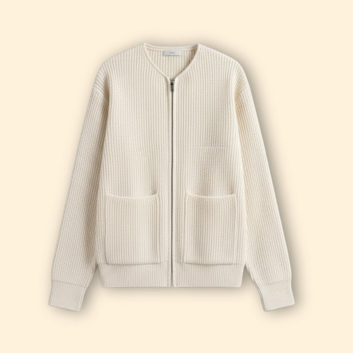 Men's Knit Blend Open Front Jacket
