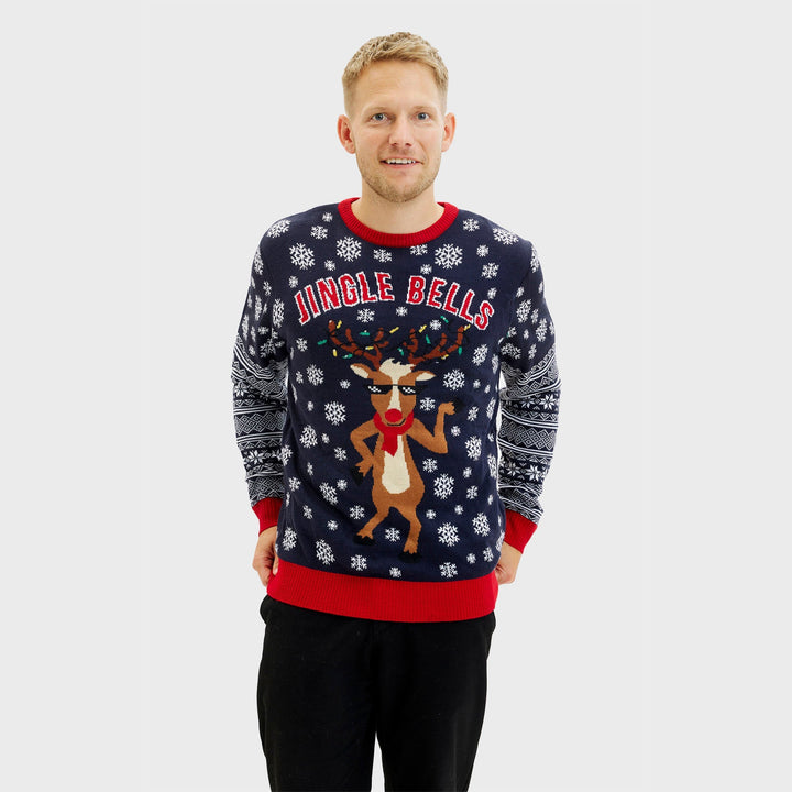 | Jingle Bells Christmas Sweater Men