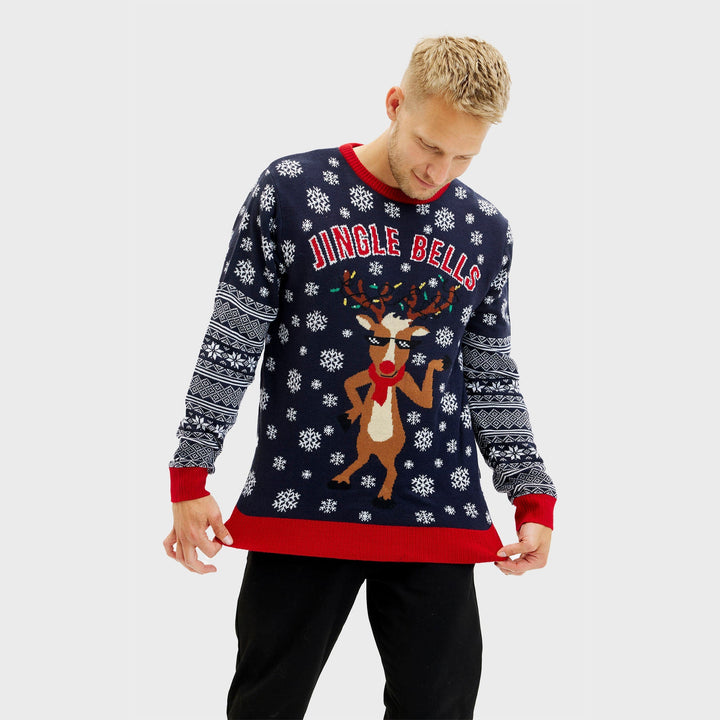 | Jingle Bells Christmas Sweater Men