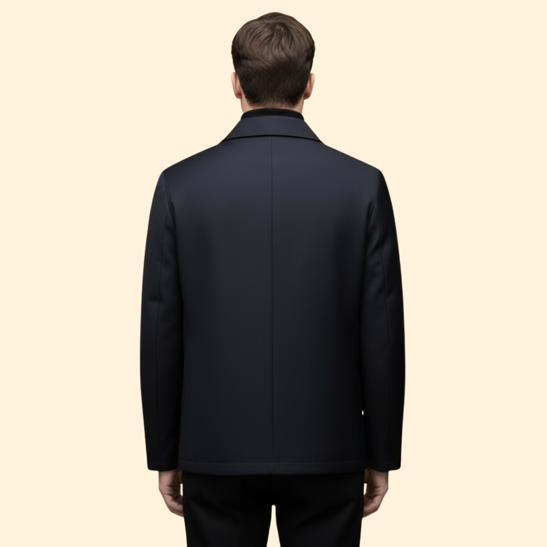 Men Jacket with Zip Front