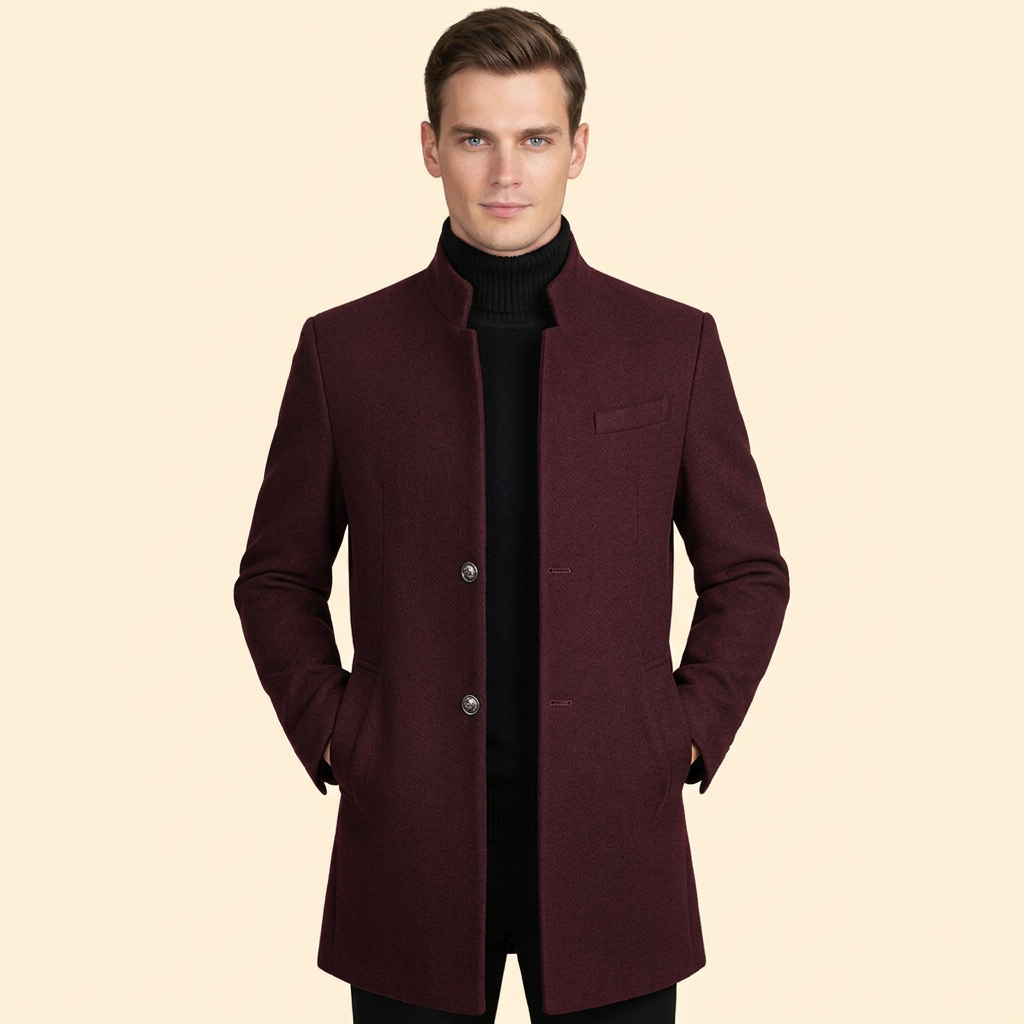 Men’s Coat Stand Collar