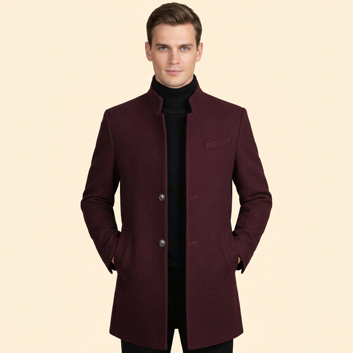 Men’s Coat Stand Collar
