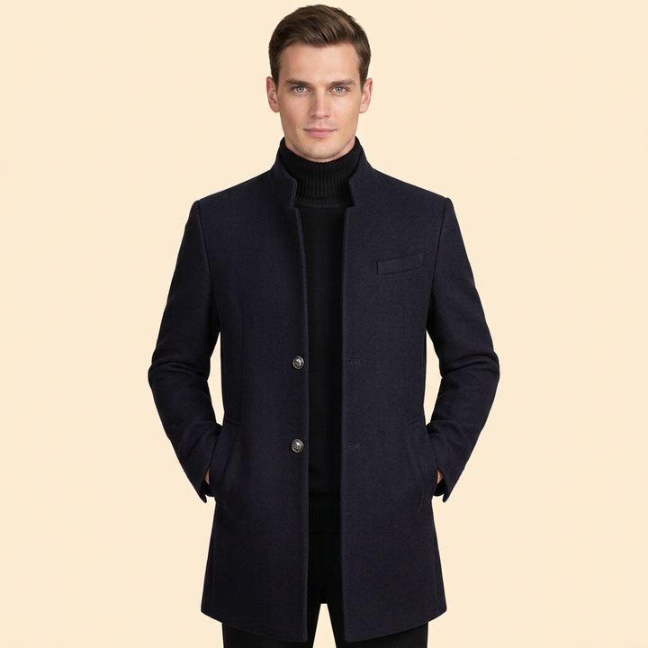 Men’s Coat Stand Collar