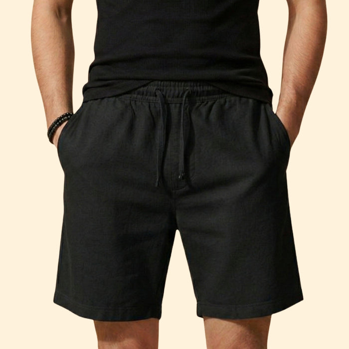 Men's Elegant Linen Shorts