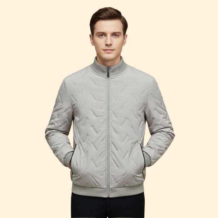 Men's Hip-Length Bomber Jacket