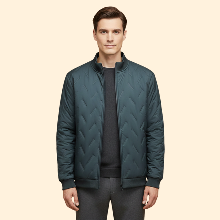 Men's Hip-Length Bomber Jacket