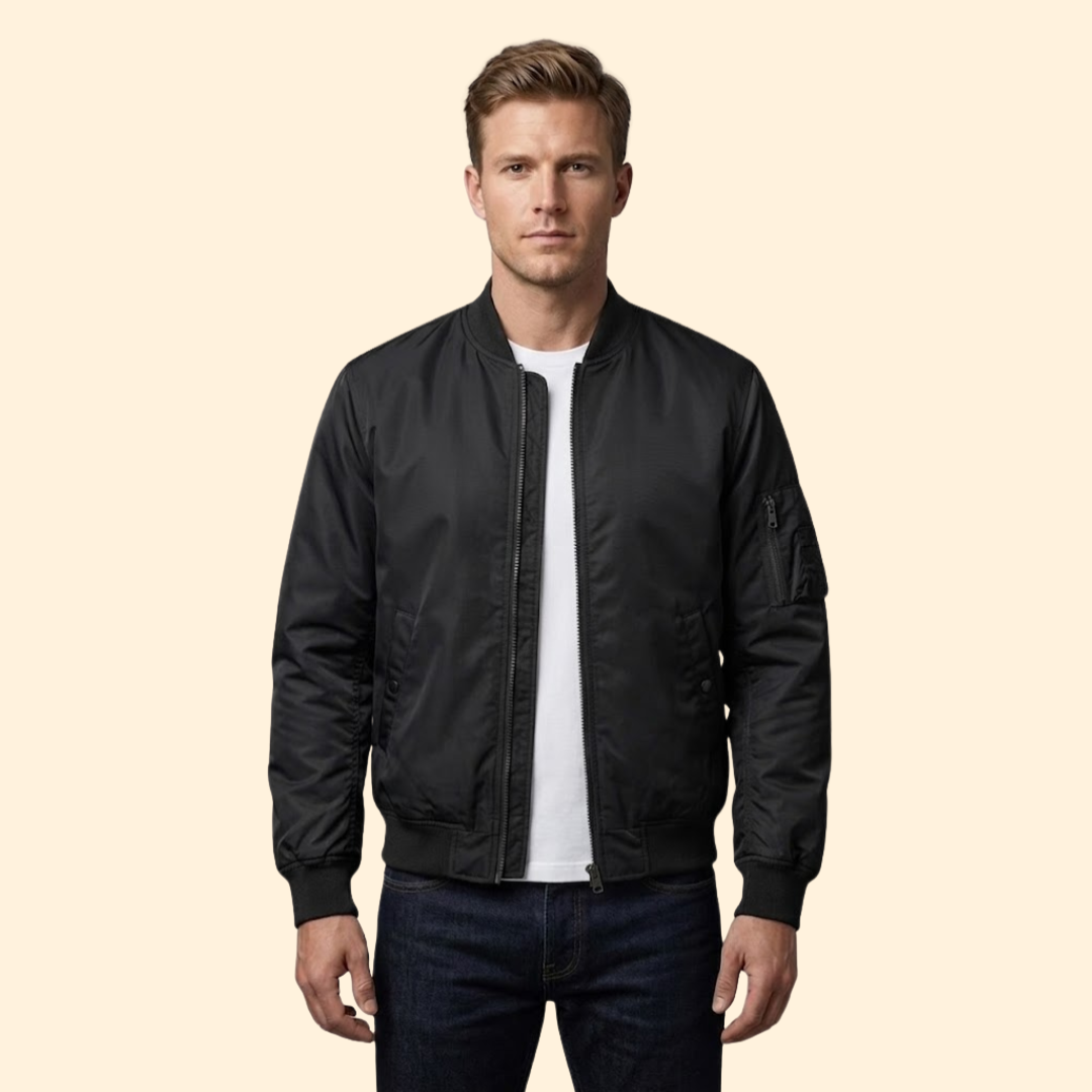 Men’s Lined Bomber Jacket