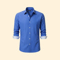 Men's Pinstriped Dress Shirt