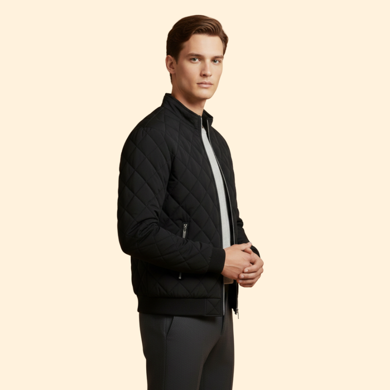 Men's Stand-Up Collar Bomber Jacket