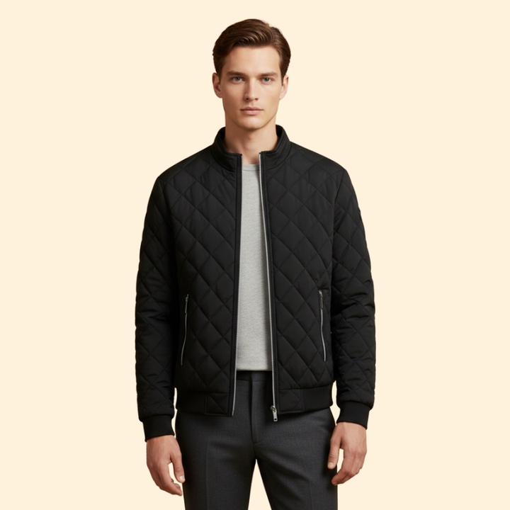 Men's Stand-Up Collar Bomber Jacket