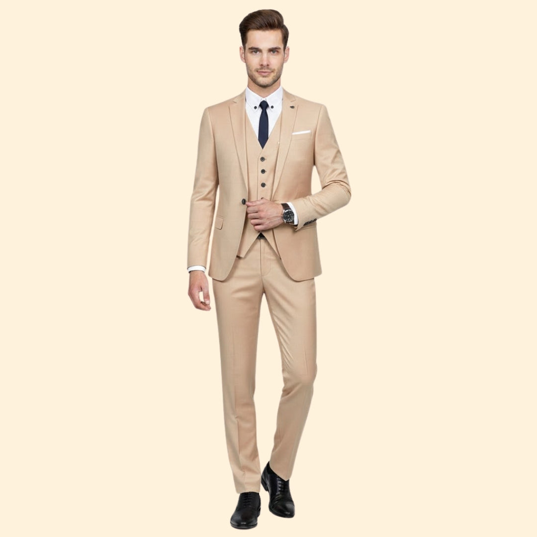 Men’s Suit Three-Piece Style