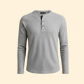 Men's Textured Henley T-shirt