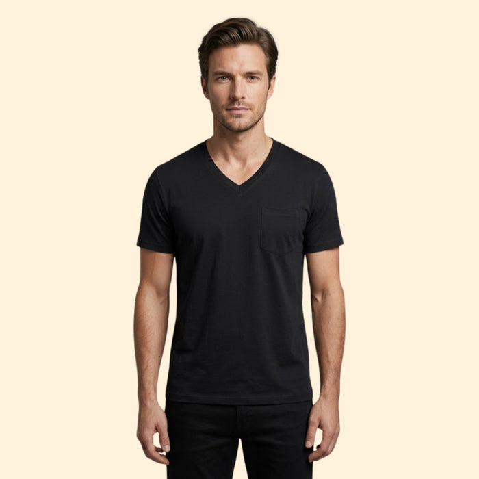 Men's V-Neck Pocket Tee