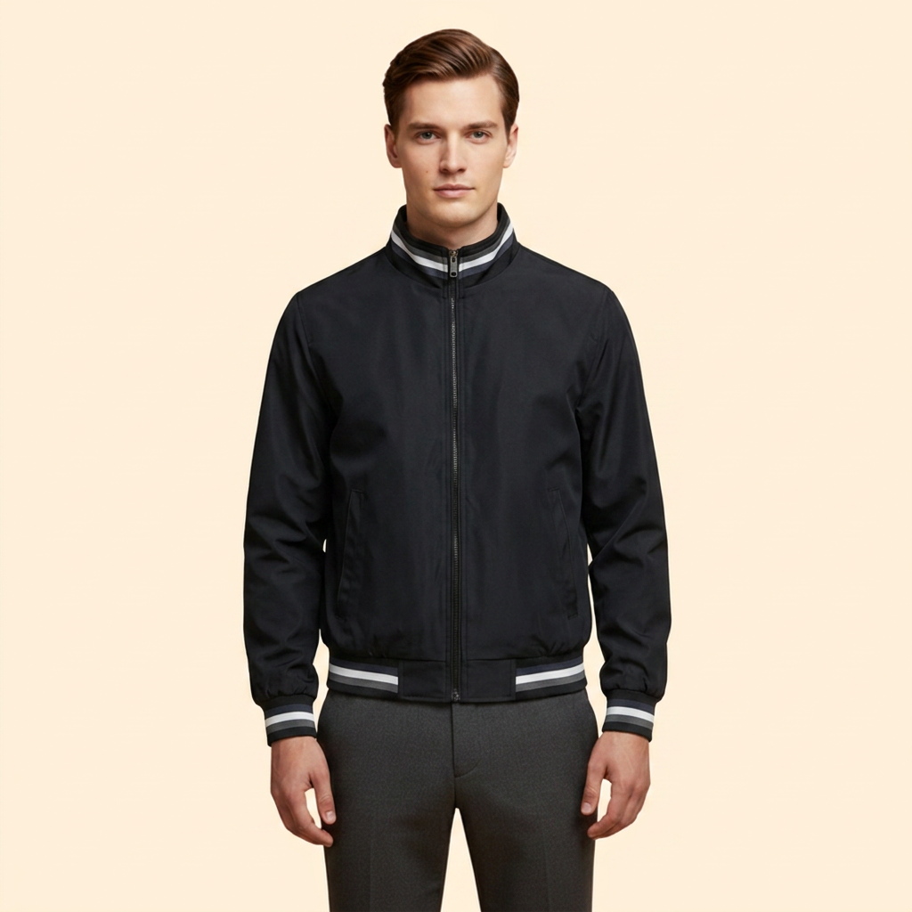 Men’s Zipped Bomber Jacket