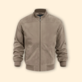 Men’s Classic Suede Bomber Jacket