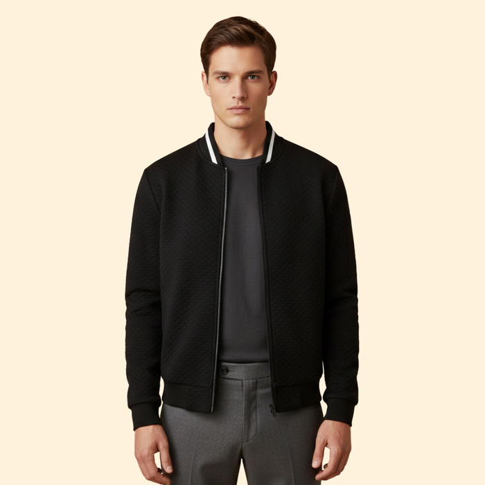 Men’s Jacquard Bomber Jacket