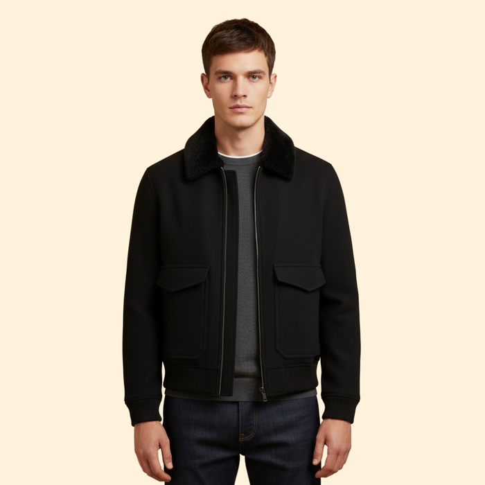 Men’s Minimal Bomber Jacket