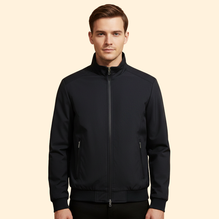 Men’s Stand Collar Bomber Jacket