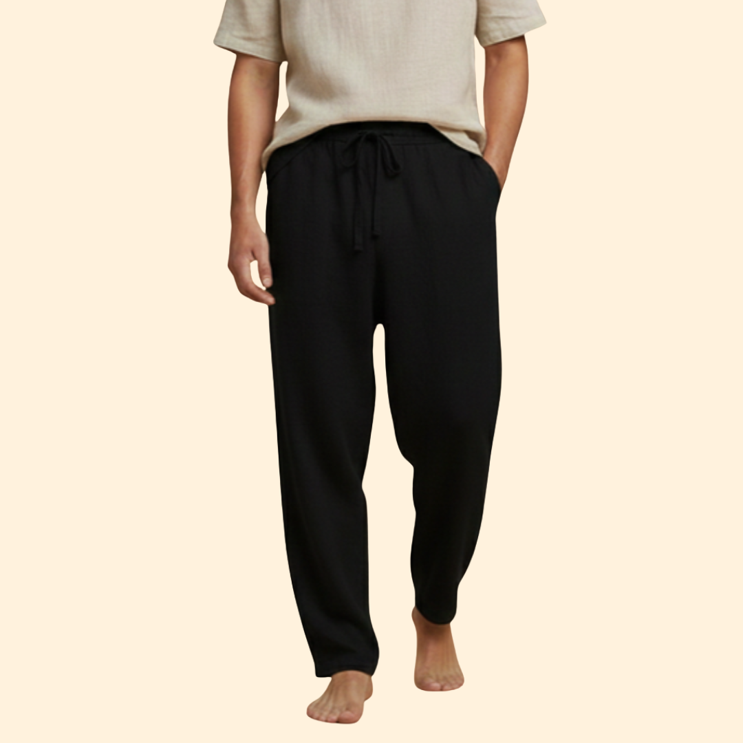Men's Relaxed Linen Trousers