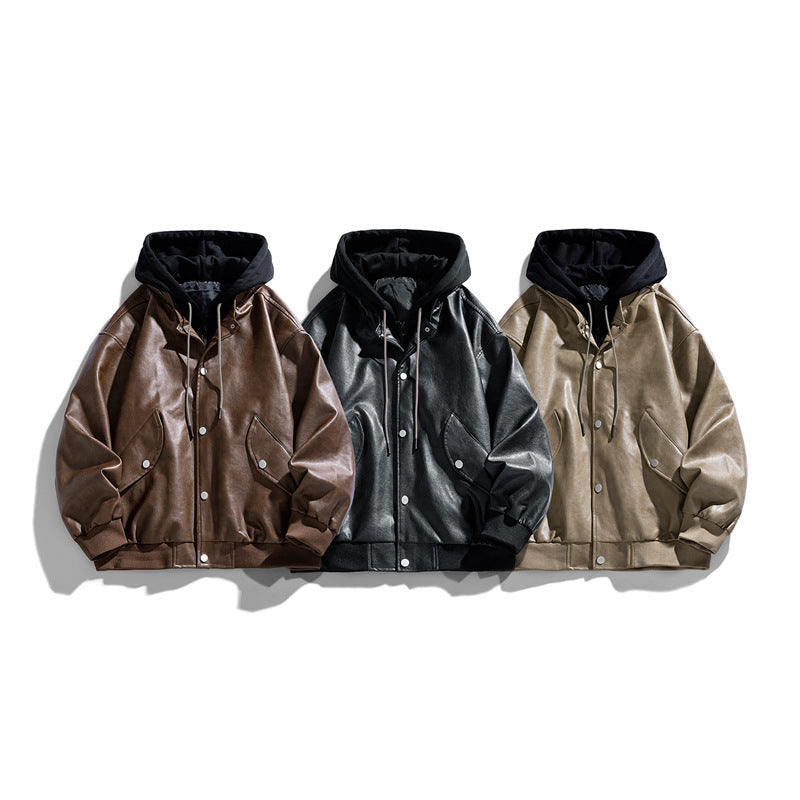 Jacket with Faux leather Women&